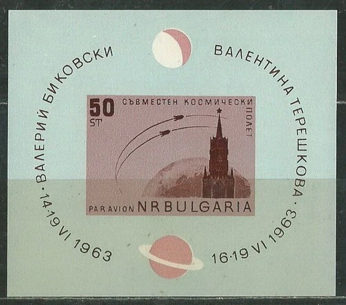 Space flight Bykovsky-Tereshkova, block.