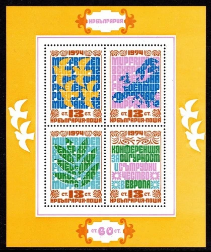 [BC-2437] Conf. for Security and Labor in Europe 1974, block.