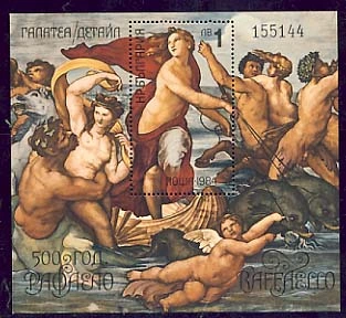 [BC-3370] 500 years since the birth of Raphael, block