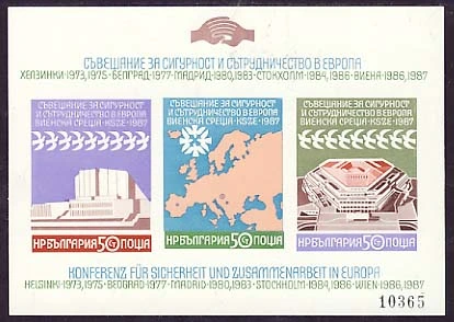 [BC-3648A] Security and Cooperation Conference, block imperforated